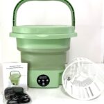 8L Folding Portable Washing Machine, 3 Modes Electric