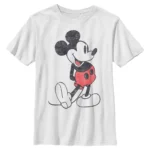 Disney Mickey Mouse White Graphic T-Shirt - Image 2