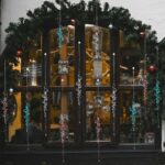 Acrylic Icicle Christmas Tree Drop Ornaments Hanging Decor Set
