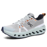 On Men's Road Running Trainers Mesh Breathable Flats