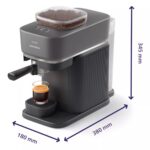 Philips Baristina 16-Bar Espresso Machine & Ceramic Grinder