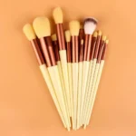 13Pcs Pro Makeup Brush Set Foundation Eyeshadow Blush Powder - Image 2