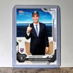Fernando Mendoza 2026 Topps NOW Rookie Card RC Raiders - Image 2