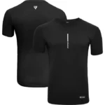RDX Performance T-Shirt Black Short Sleeve Gym Training Top - Image 5