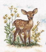 Woodland Animals Cross Stitch Kit  Forest Friends Embroidery Set - Image 4