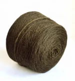 Soft Wool Yarn Cone Heathered Dark Olive Brown for Knitting - Image 2