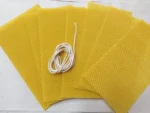Natural Beeswax Honeycomb Sheets Candle Making Kit Roll Your Own - Image 3