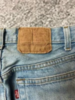 Levis Womens High Waist Straight Leg Light Wash Blue Denim Jeans - Image 2