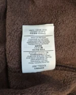 Arc'teryx Mens Half Zip Fleece Pullover Sweater Brown - Image 4