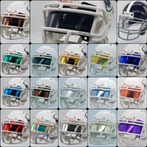 Mini Football Helmet Visor Riddell Speed Mini Helmet Color Choose Set