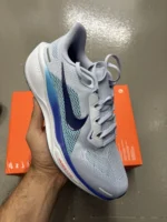Nike Air Zoom Pegasus 41 Mens Running Shoes Grey Navy Blue - Image 5