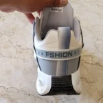 XX Fashion Chunky Retro Sneakers White Grey Mens Running Shoes - Image 4
