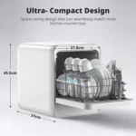 AIRMSEN Countertop Dishwasher 7 Programs Tank And Faucet Compact - Image 3