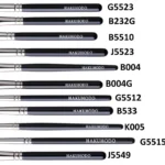 Hakuhodo 11pcs Professional Makeup Brush Set with Case