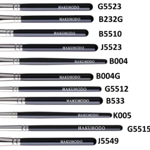 Hakuhodo 11pcs Professional Makeup Brush Set with Case