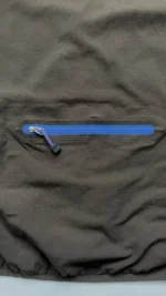 Men's Brown Full-Zip Windbreaker Track Jacket Lightweight Sport - Image 5