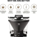 Simply Good Coffee The Brewer Glass Bloom Filter Coffee Maker 8C - Image 5