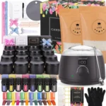 Complete Candle Making Kit Wax Melter Oils Dyes Jars Wicks Set