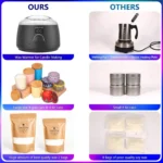 SAEUYVB Luxurious Candle Making Kit Wax Melter Jars Oils Dyes - Image 3