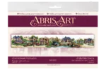 Abris Art Panoramic Village Counted Cross Stitch Kit Scenic Town - Image 2