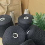 Soft Charcoal Black Cone Yarn Fine Knitting Yarn for All Projects