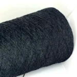 Soft Charcoal Black Cone Yarn Fine Knitting Yarn for All Projects - Image 2