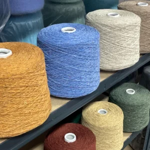 Tweed Cone Yarn Soft Wool Blend with Colorful Flecks, Many Colors