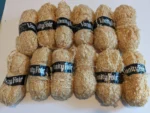 Vintage Hatfield Vanity Fair Boucle Yarn Lot Cream 12 Skeins