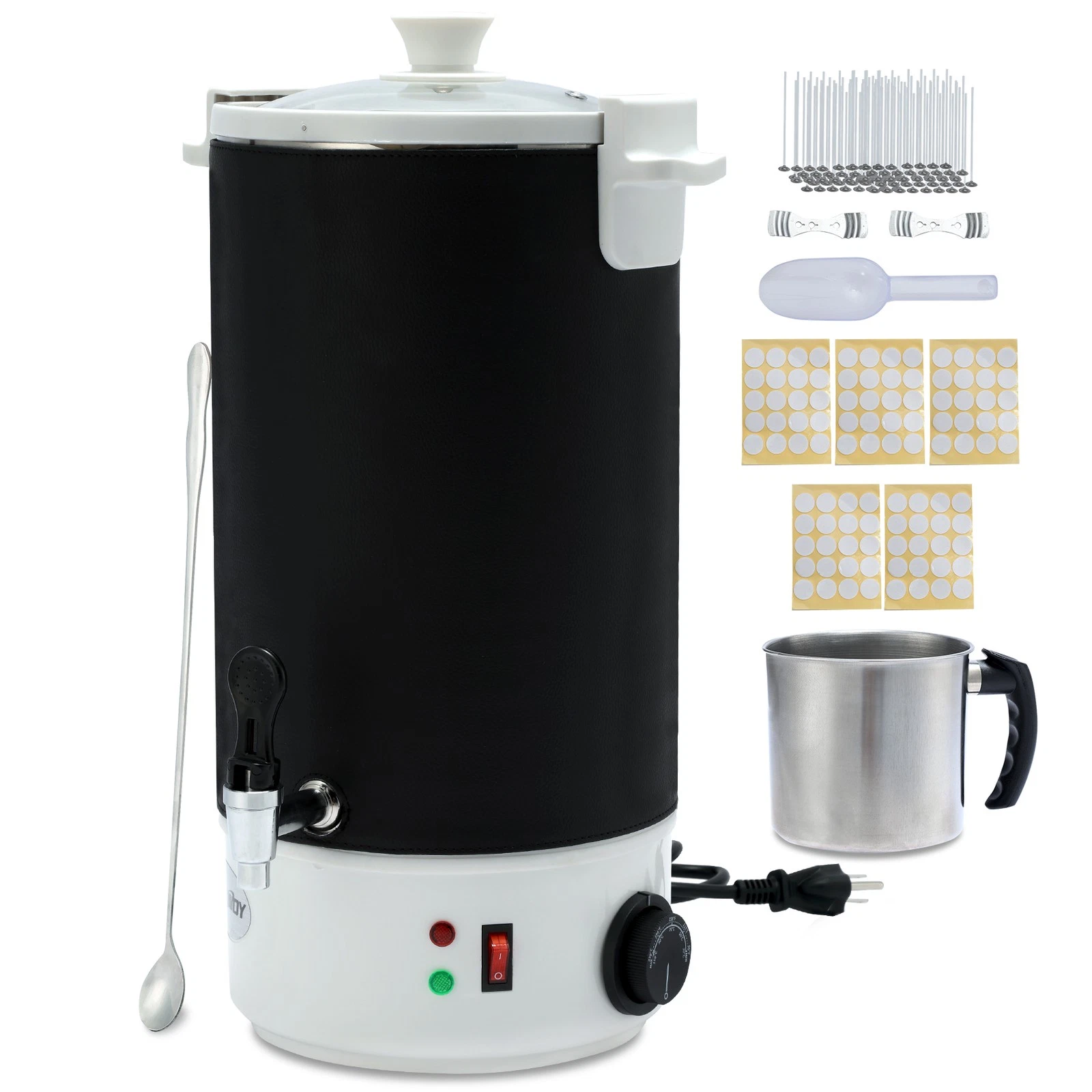s-l1600 (2) 16L Large Electric Wax Melter Pot Spigot Tap Candle Making Kit - Image 1