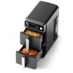 Dual Drawer Air Fryer Double Basket Stack Cook 2 Foods at Once