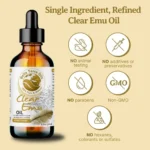 Pure Clear Emu Oil Skin Hair Moisturizer Anti-Aging Omega - Image 6