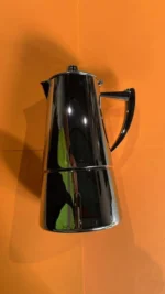 Stainless Steel Moka Pot Stovetop Espresso Coffee Maker Chrome - Image 2