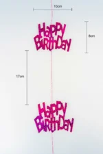 Happy Birthday Hanging String Curtain Wall Backdrop Decoration - Image 2