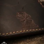Gerasa Handmade Real Leather Mens Bifold Wallet Slim Brown Gift