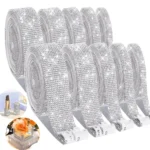 Self Adhesive Rhinestone Ribbon Roll Diamante Bling Wedding Craft
