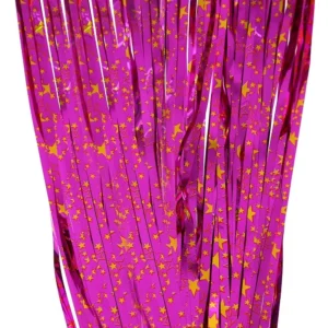 Star Foil Fringe Curtain Backdrop Party Photo Wall Doorway Decor