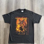 Vintage Ozzfest 2001 Tour Graphic Band T Shirt Black