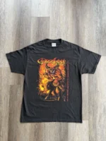 Vintage Ozzfest 2001 Tour Graphic Band T Shirt Black