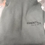 Essentials Fear of God Premium Grey Pullover Hoodie