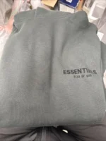 Essentials Fear of God Premium Grey Pullover Hoodie