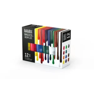 Liquitex Basics Acrylic Paint Set 12 Piece Assorted Artist Colours