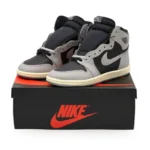 Air Jordan 1 Retro High OG Shadow Grey Black Mens Trainers