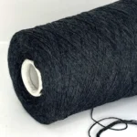 Soft Charcoal Black Cone Yarn Fine Knitting Yarn for All Projects - Image 4
