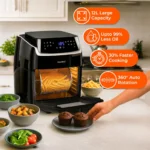 Innoteck 1800W Air Fryer Oven Rotisserie 12L In-1 Black - Image 2