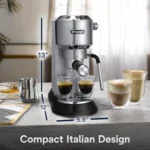De'Longhi Dedica Arte EC885 Espresso Machine Slim 15-Bar Pump - Image 4