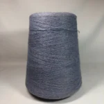 Large Wool Blend Yarn Cone Blue Grey Marl Machine Knitting