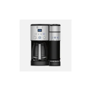 Cuisinart SS-15 12-Cup And Single Serve Coffee Maker Combo Steel