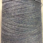 Large Wool Blend Yarn Cone Blue Grey Marl Machine Knitting - Image 2