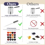 SAEUYVB Candle Making Kit Soy Wax Pitcher Oils Dyes Tins Set - Image 6