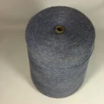Large Wool Blend Yarn Cone Blue Grey Marl Machine Knitting - Image 3